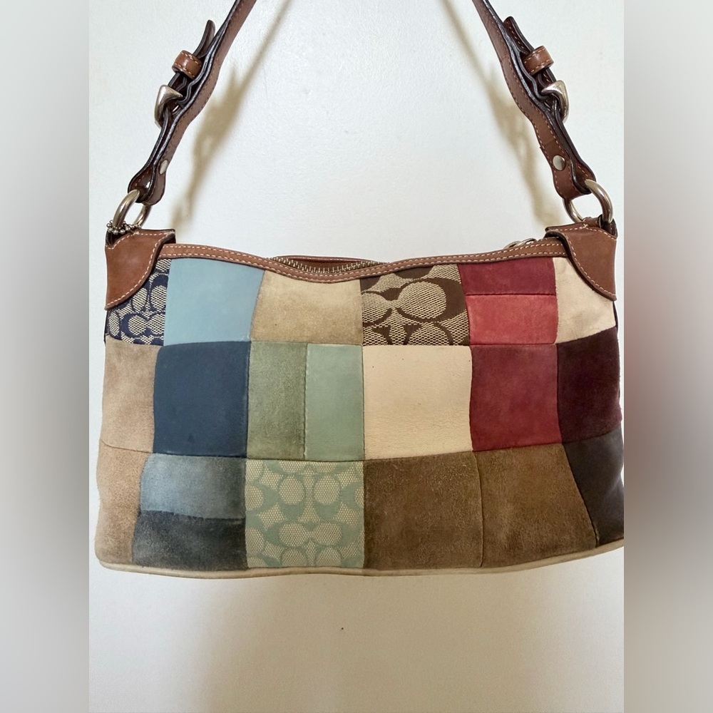 Y2K Coach Patchwork Shoulder Bag 7048 - Picture 6 of 14